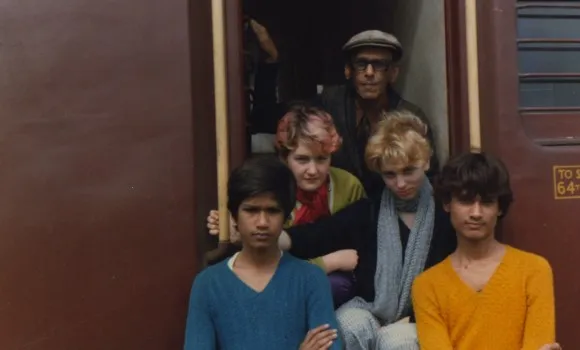 Return Trip: photograph of Carol and Corky in India
