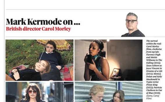 Page from the Observer showing stills from CAMP Films films.